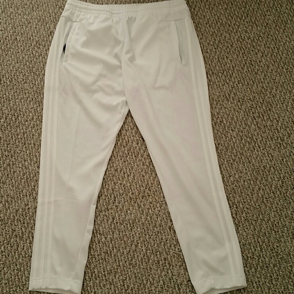 white tiro pants